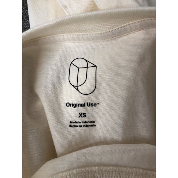 Men's Original Use Beige Short Sleeves T Shirt Size XS Extra Small. G32 - Picture 4 of 5